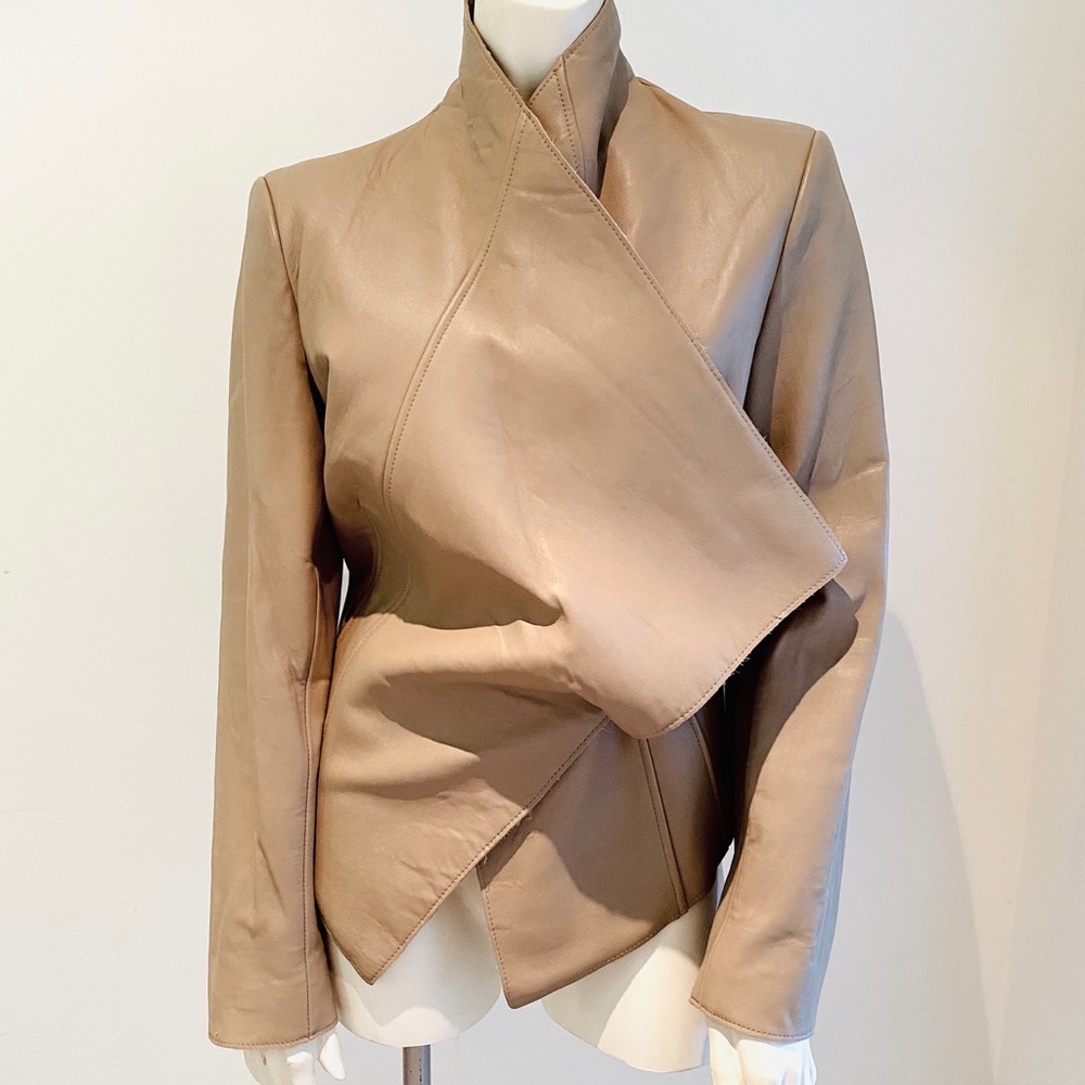 NWT Helmut Lang leather jacket M
